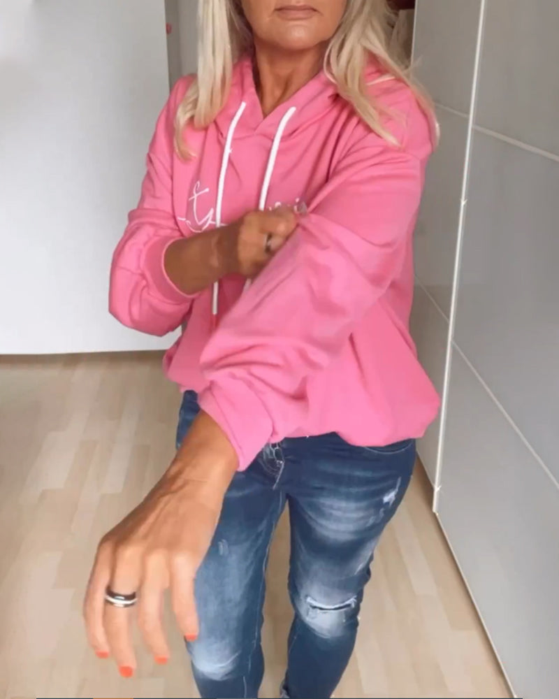 Losse hoodies met ankerprint