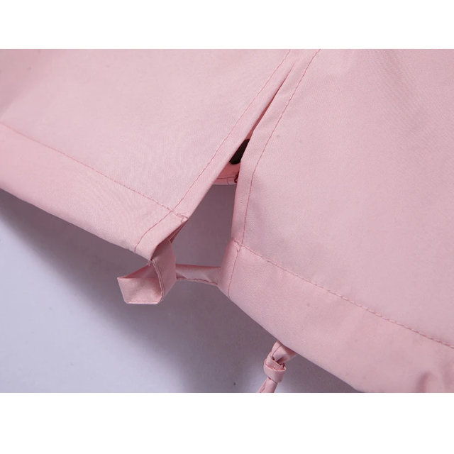 Waterdichte regenjas - lichte lange damesjas met capuchon