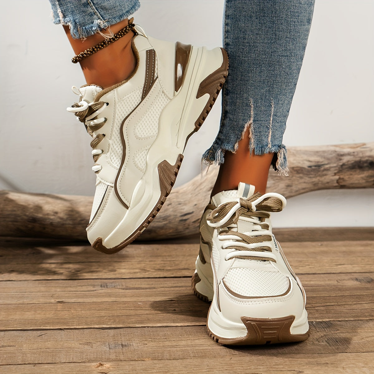 Chunky sneakers - trendy dames sportschoenen met hoge grip zool