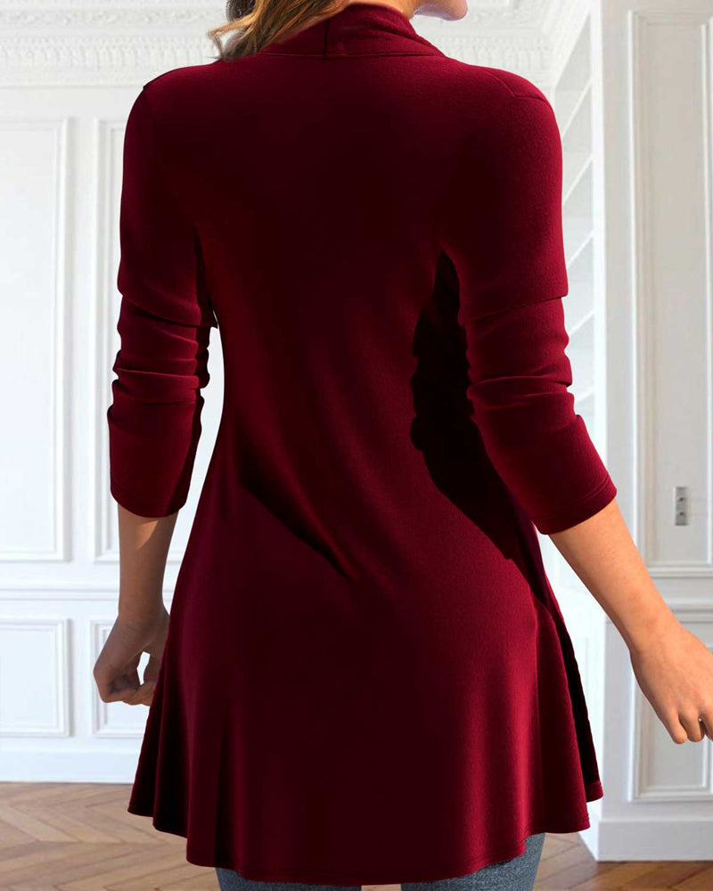 Lapwerk top met hartjes en ruches