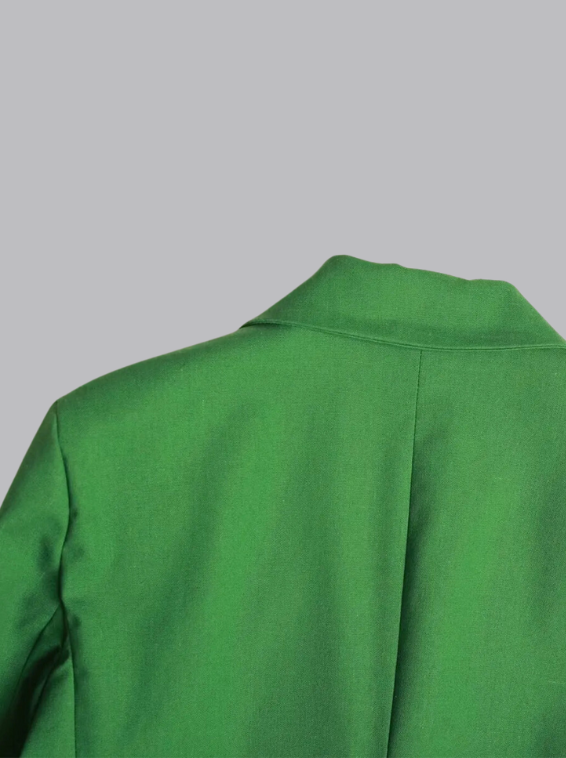 Trendy groene blazer