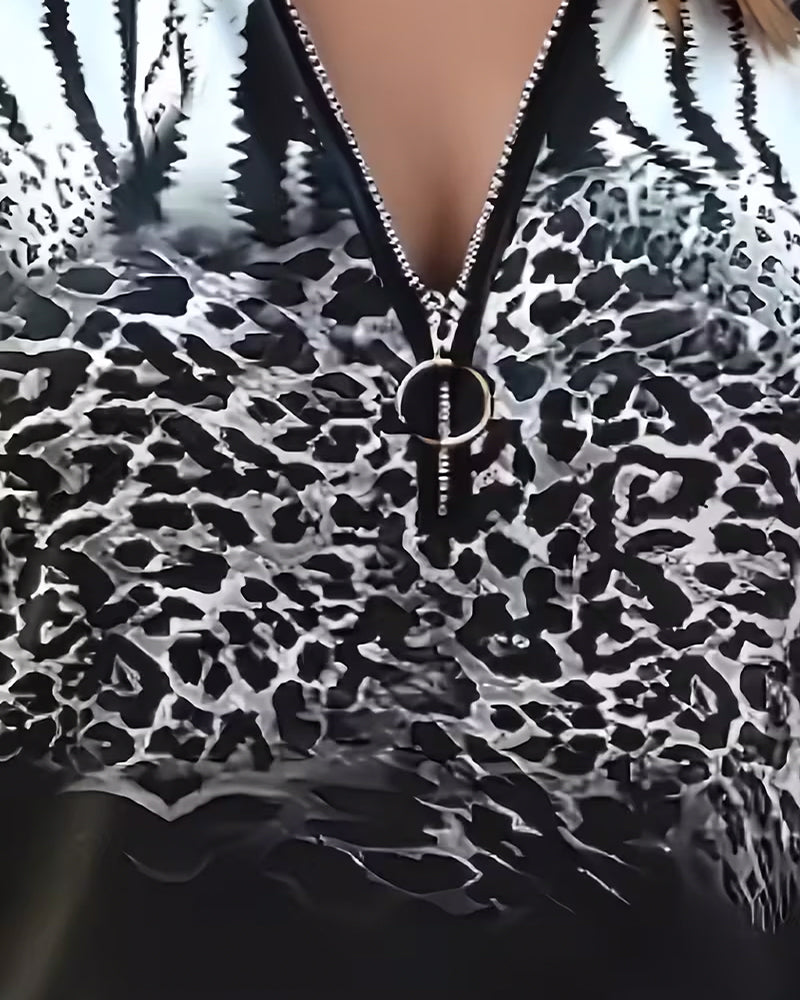 Top Rits Luipaard En Zebra Print