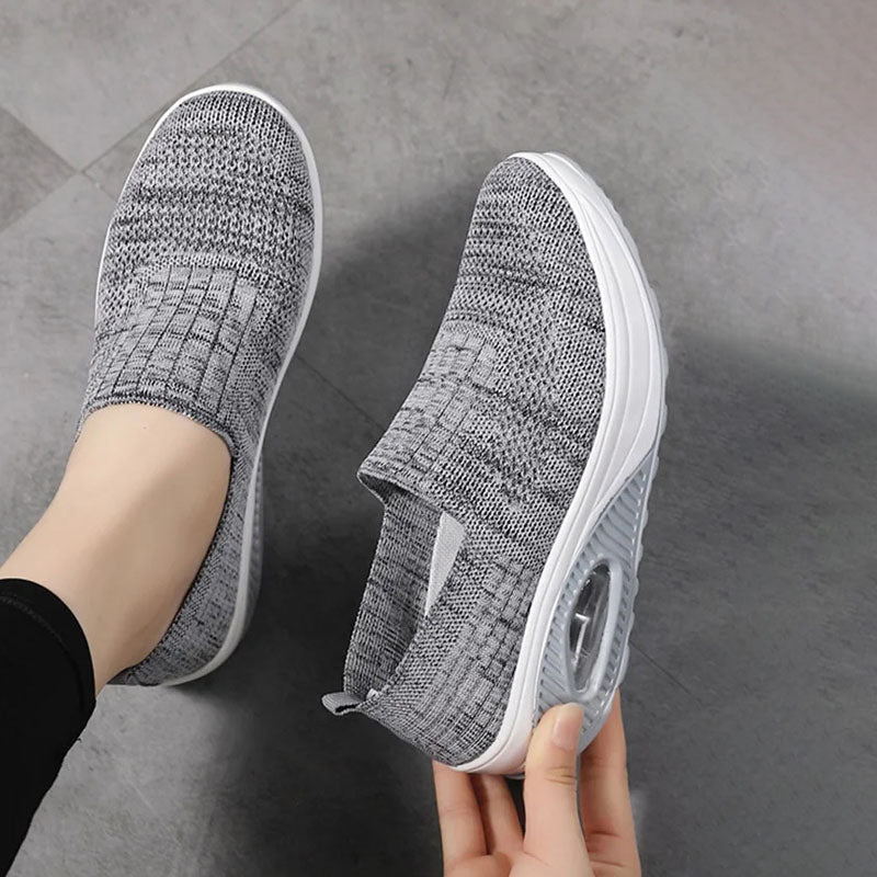 Slip-on sneakers - gezellige dames luchtkussen schoenen
