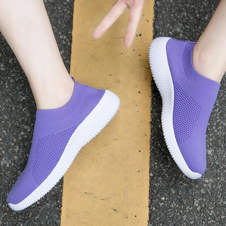 Slip-on sneakers - ademende damesschoenen voor elke dag