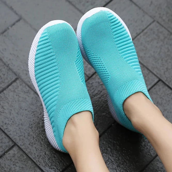 Slip-on sneakers - ademende damesschoenen voor elke dag