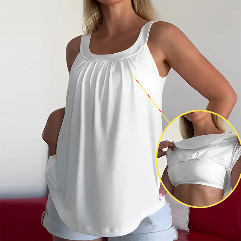 Topje Strapless Geplooid Effen Kleur