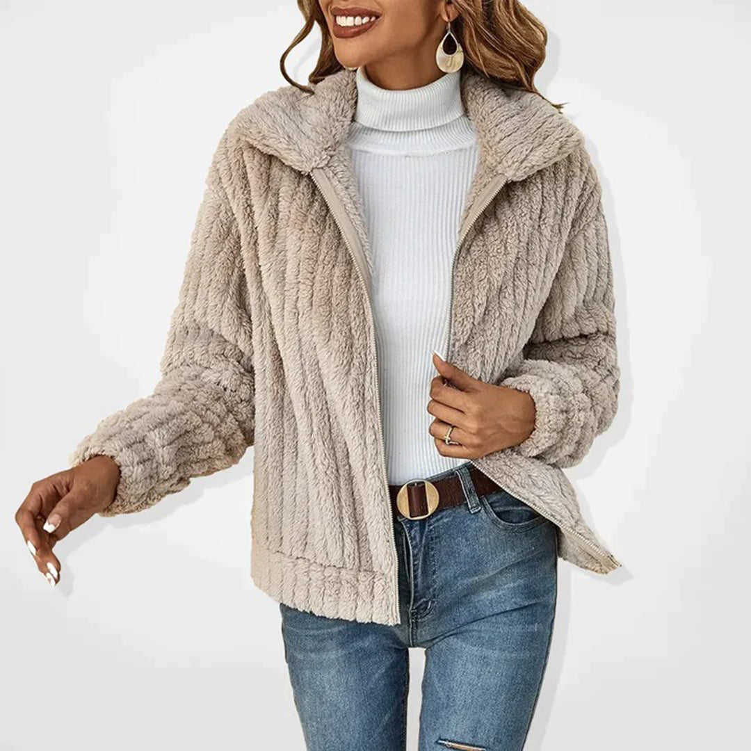 Faux fur gilet - stijlvolle lange damesjas