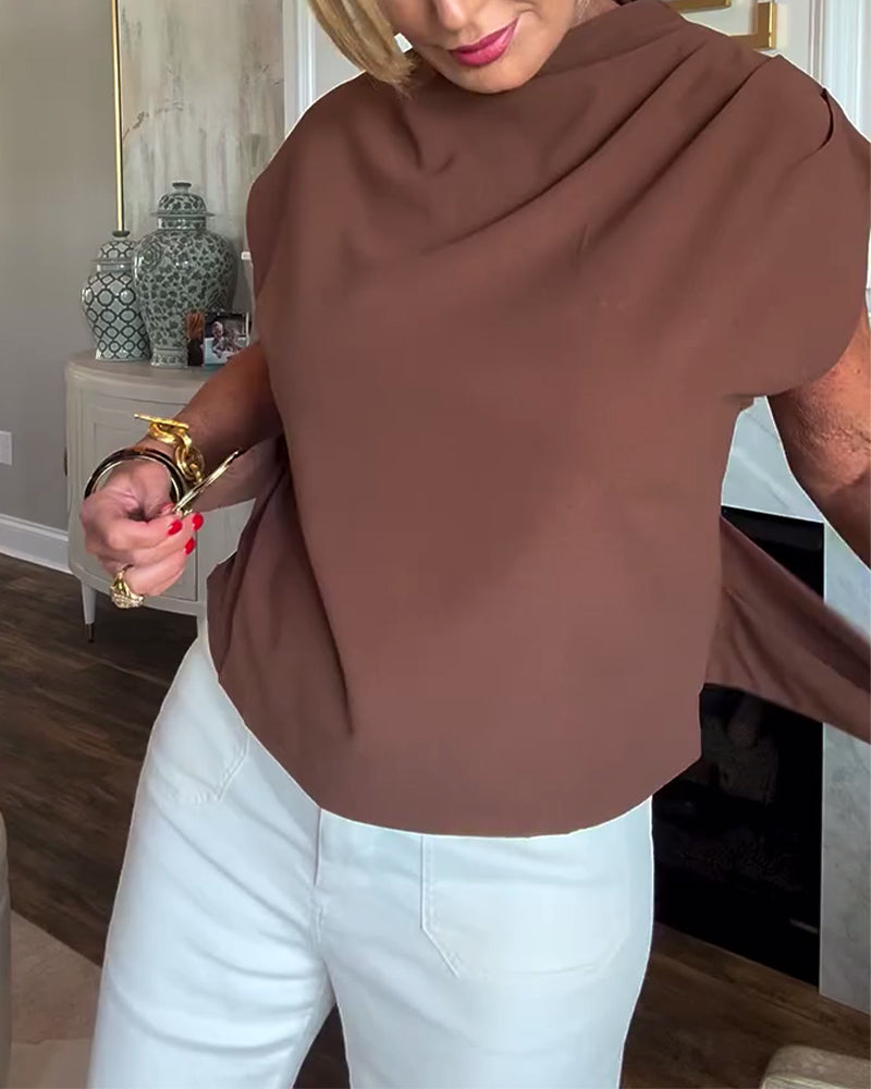 Getailleerde Effen Blouse