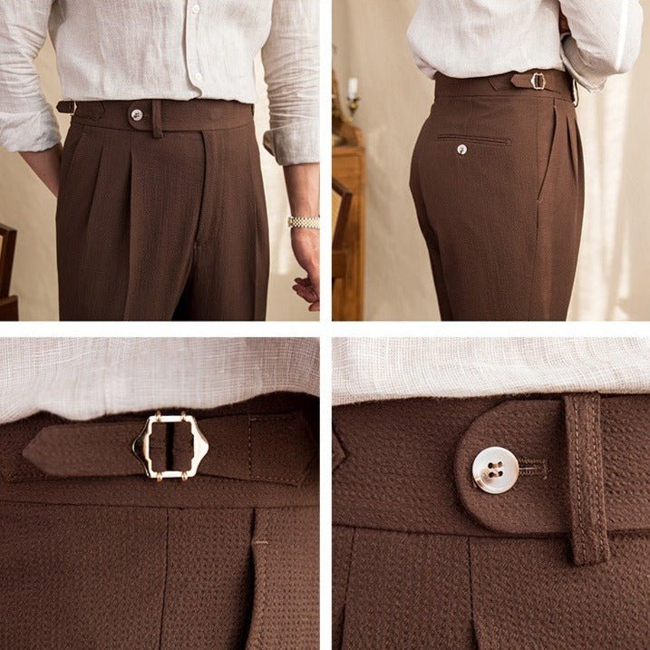 Sesto Seersucker Broek