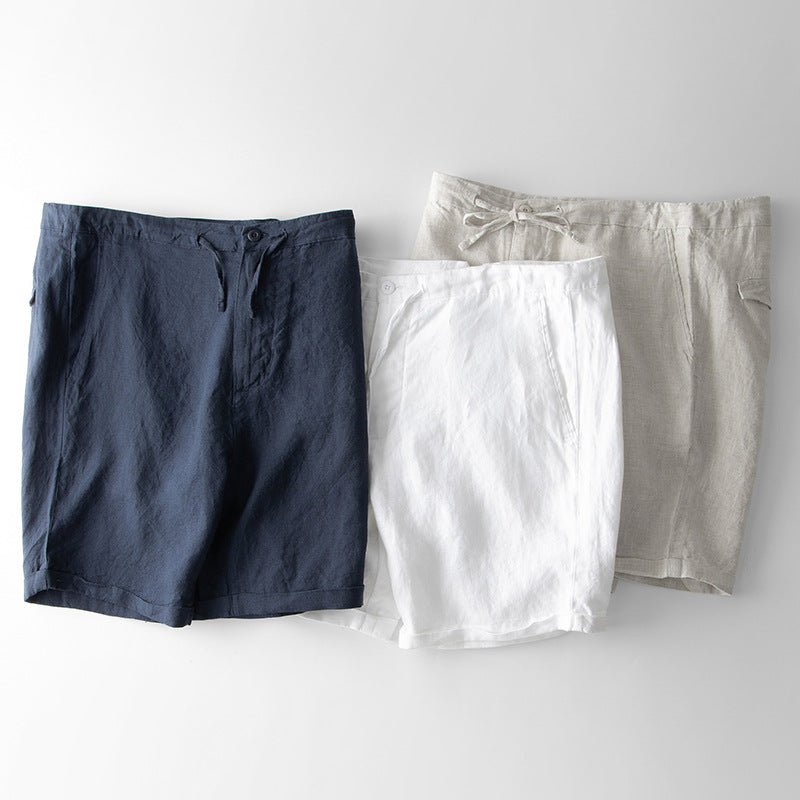 Sunseeker - Linnen Drawstring Shorts