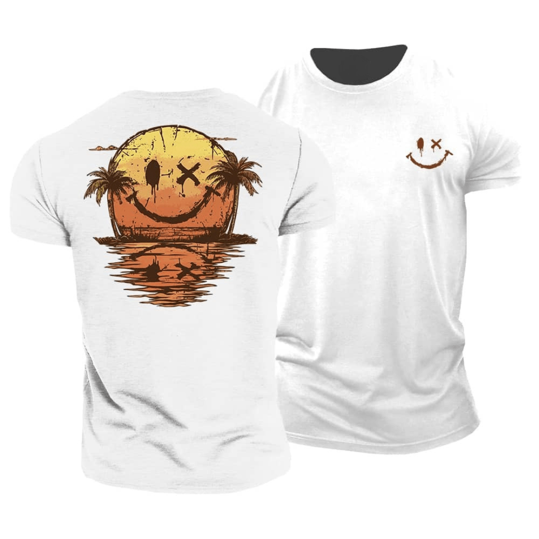 Zomerse Smiley Zee T-Shirt (1+1 GRATIS)