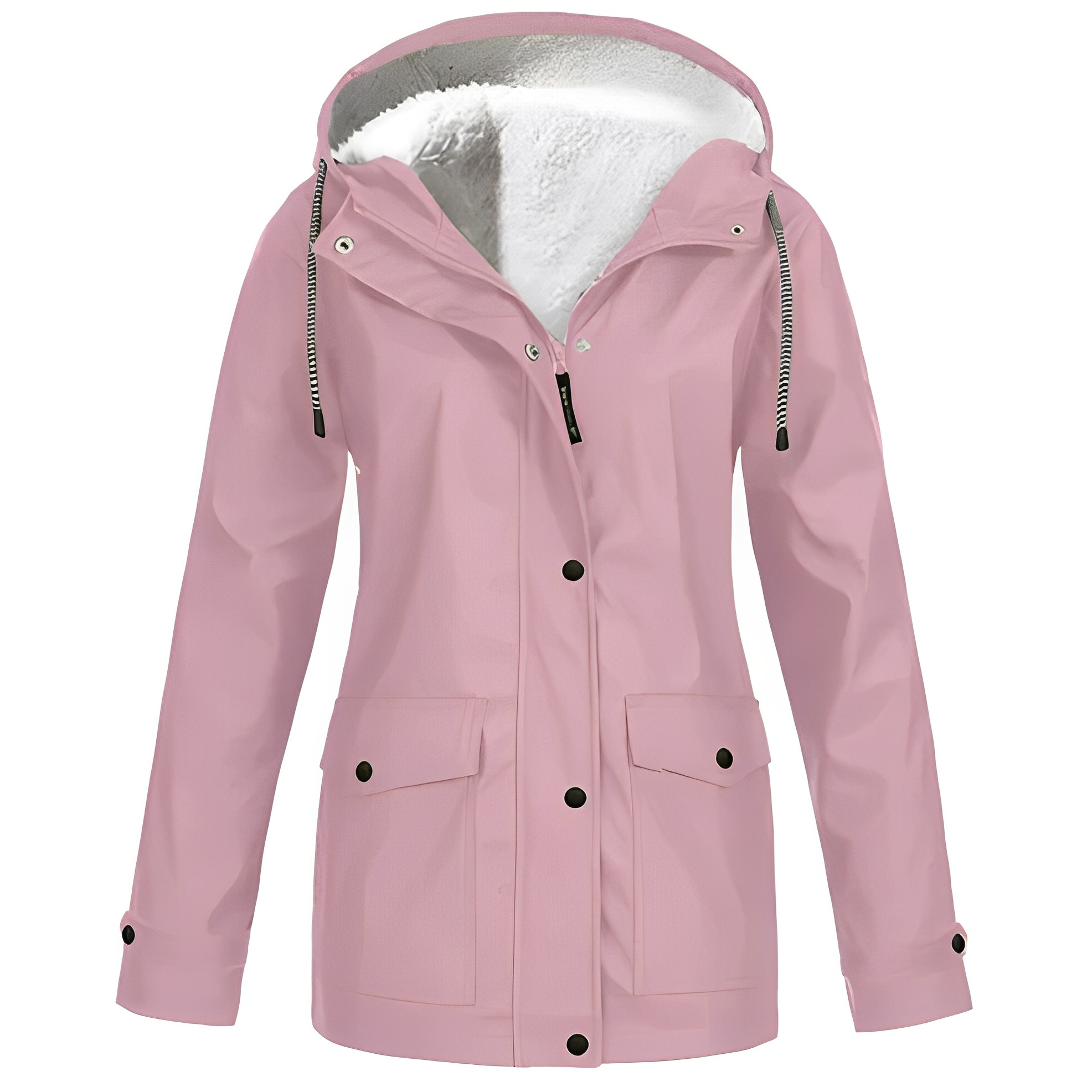 Waterdichte fleece-gevoerde jas - functionele damesouterwear