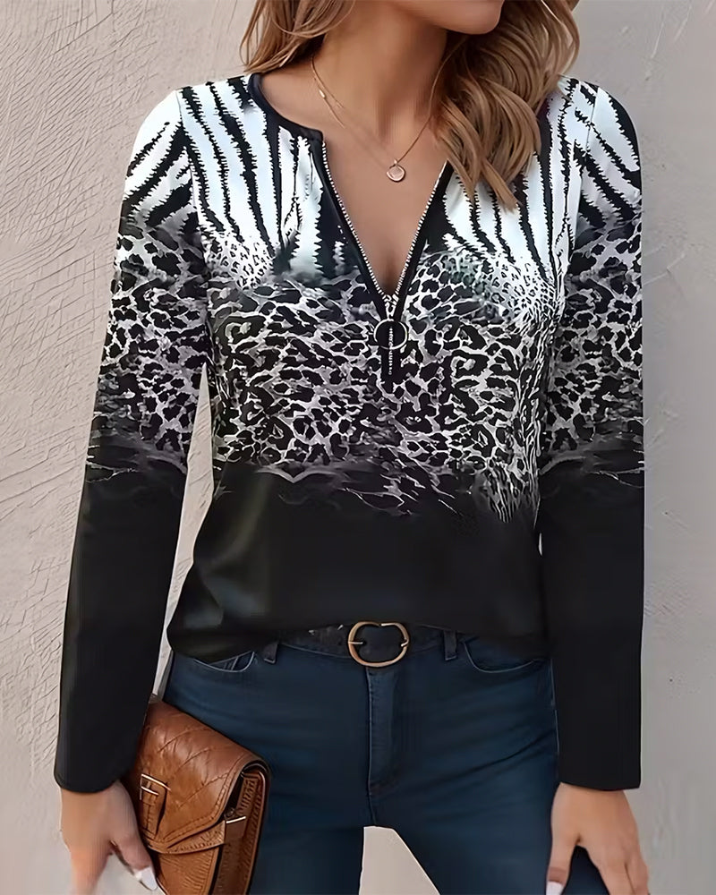 Top Rits Luipaard En Zebra Print