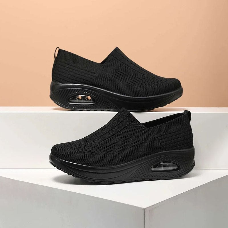 Slip-on sneakers - gezellige dames luchtkussen schoenen