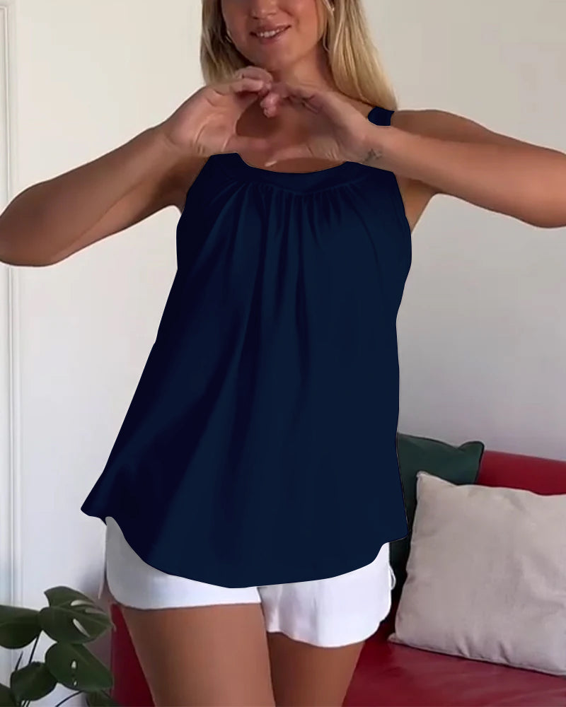 Topje Strapless Geplooid Effen Kleur