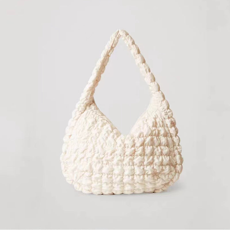 Dames gewatteerde schoudertas - stijlvolle handtas van luxueus materiaal voor dagelijks gebruik