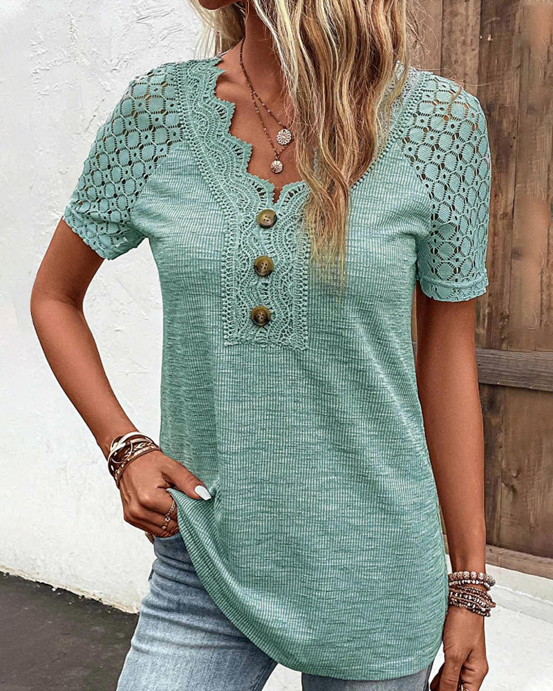 T-shirt met korte mouwen