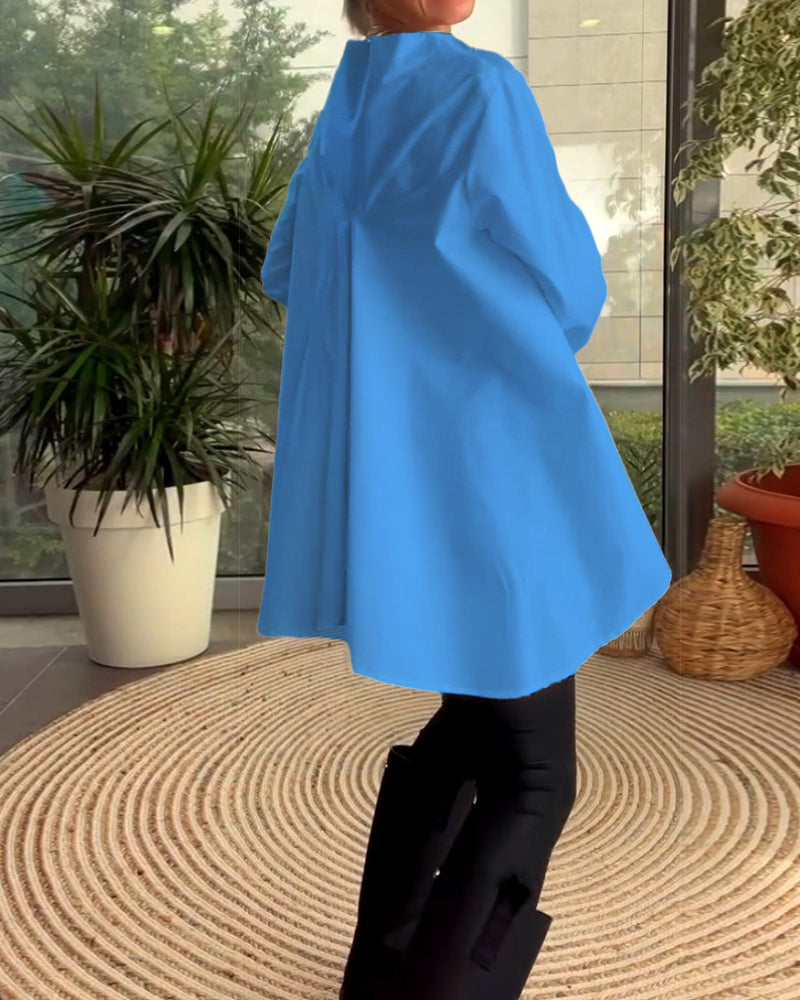 Tops met effen kleuren en woon-werkverkeer