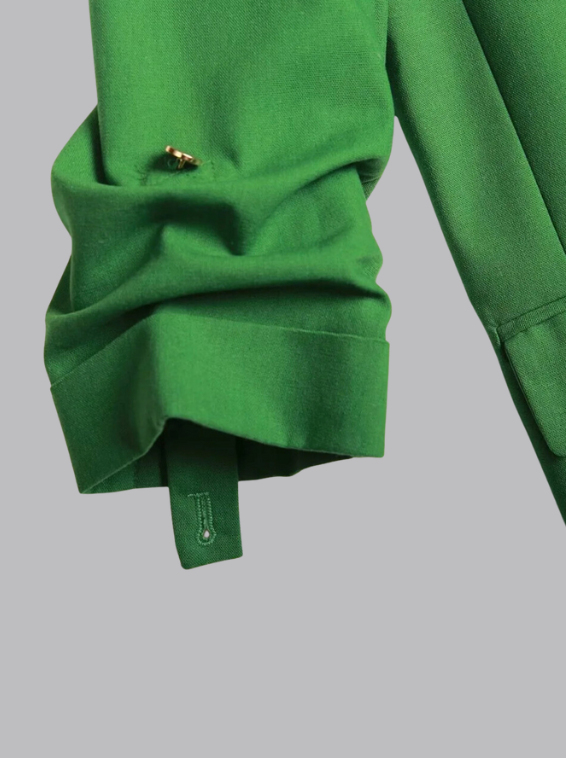 Trendy groene blazer