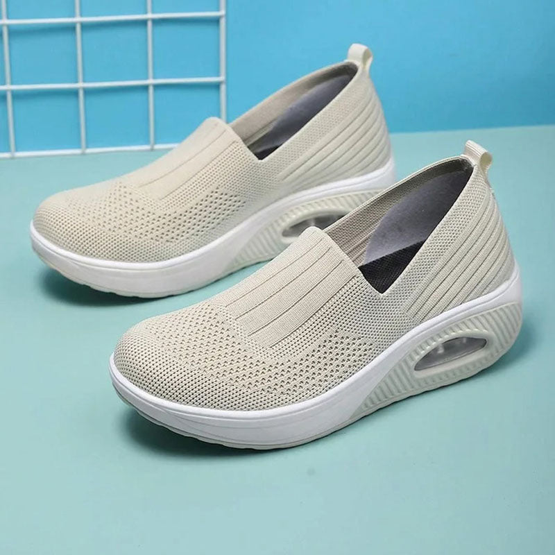 Slip-on sneakers - gezellige dames luchtkussen schoenen