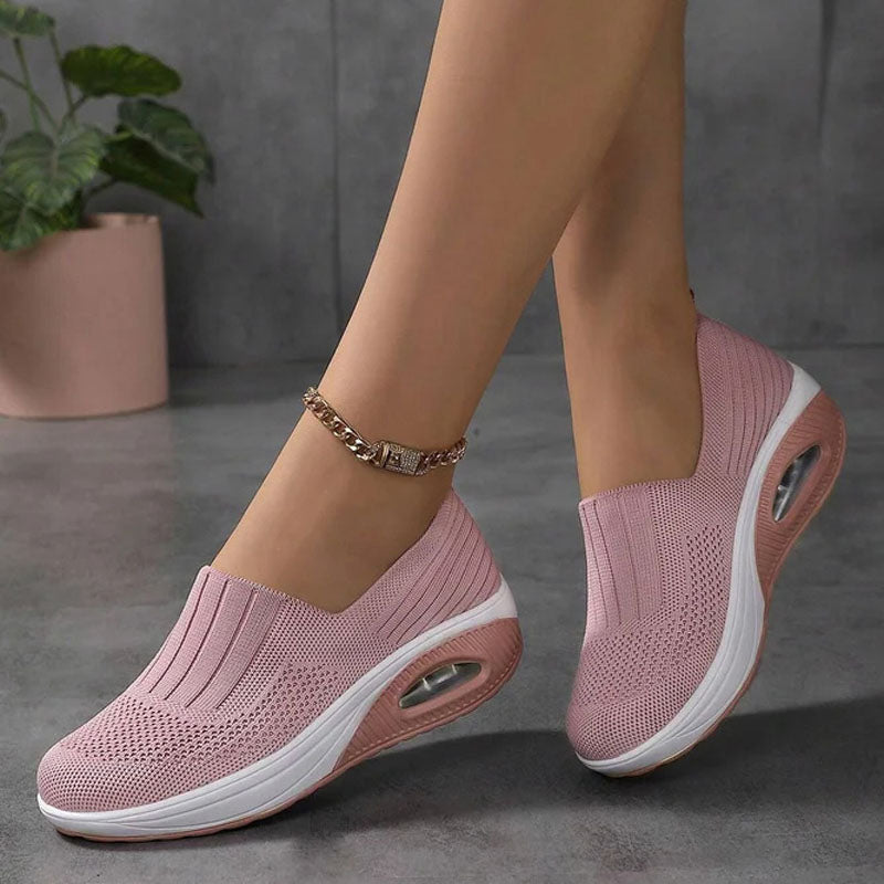 Slip-on sneakers - gezellige dames luchtkussen schoenen
