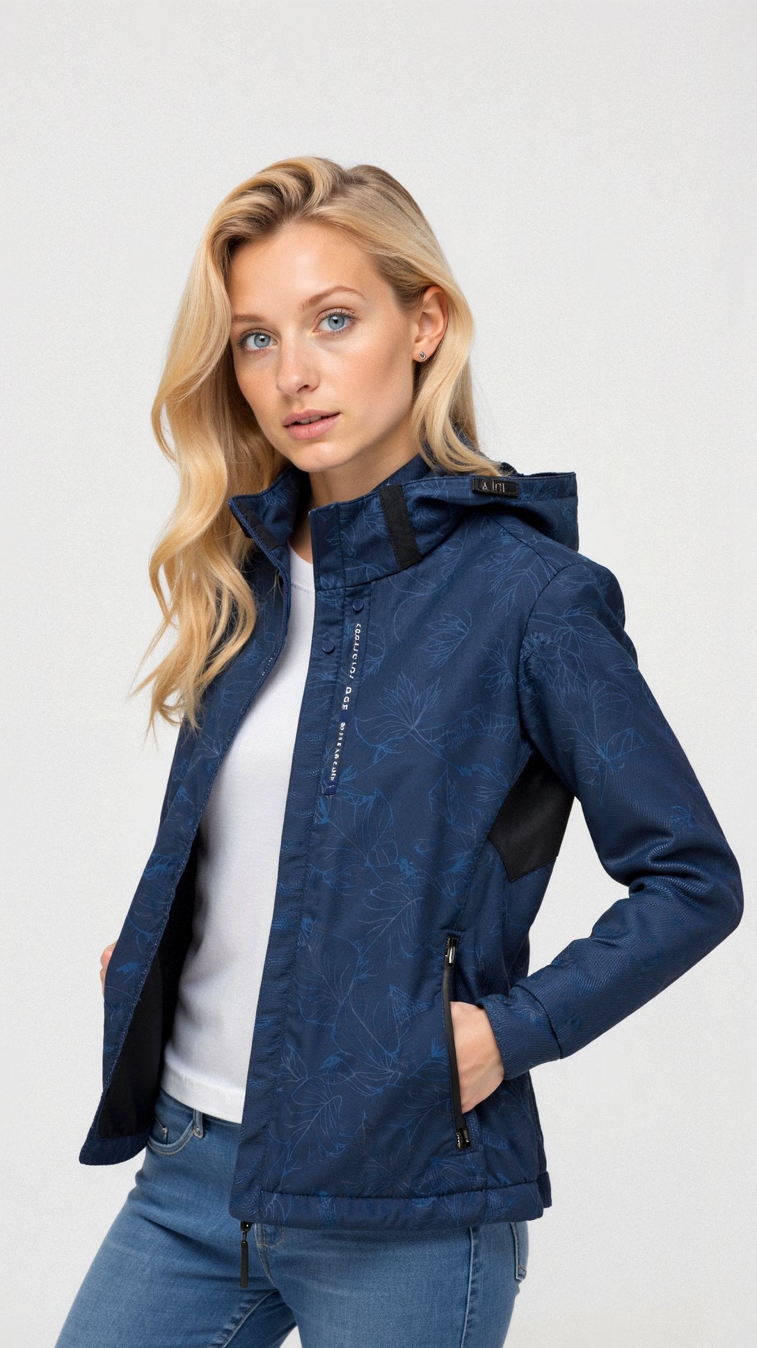 Dames lichte hoodiejacket - trendy outdoor jacket voor vrouwen