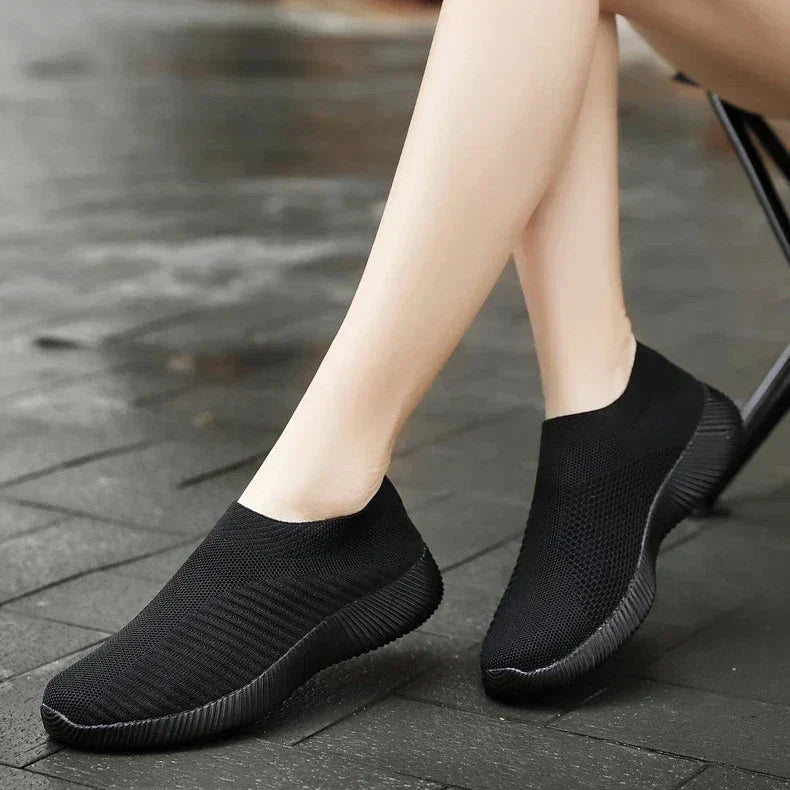 Slip-on sneakers - ademende damesschoenen voor elke dag