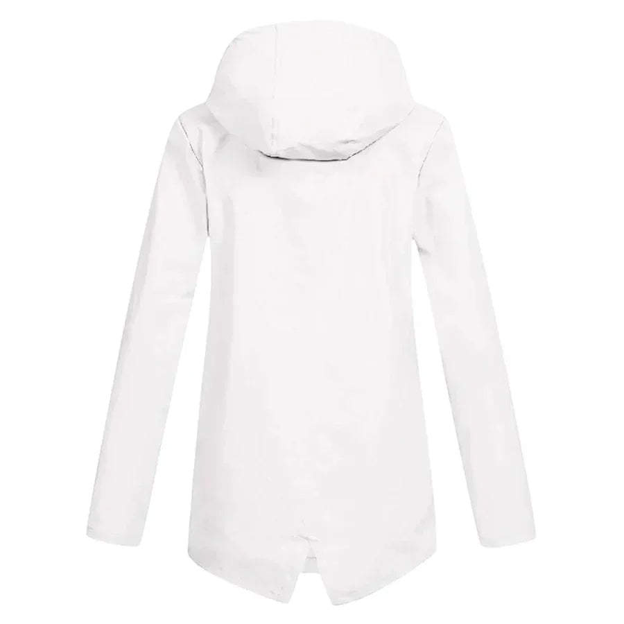 Waterdichte trenchcoat - stijlvolle dames waterdichte jas met rits