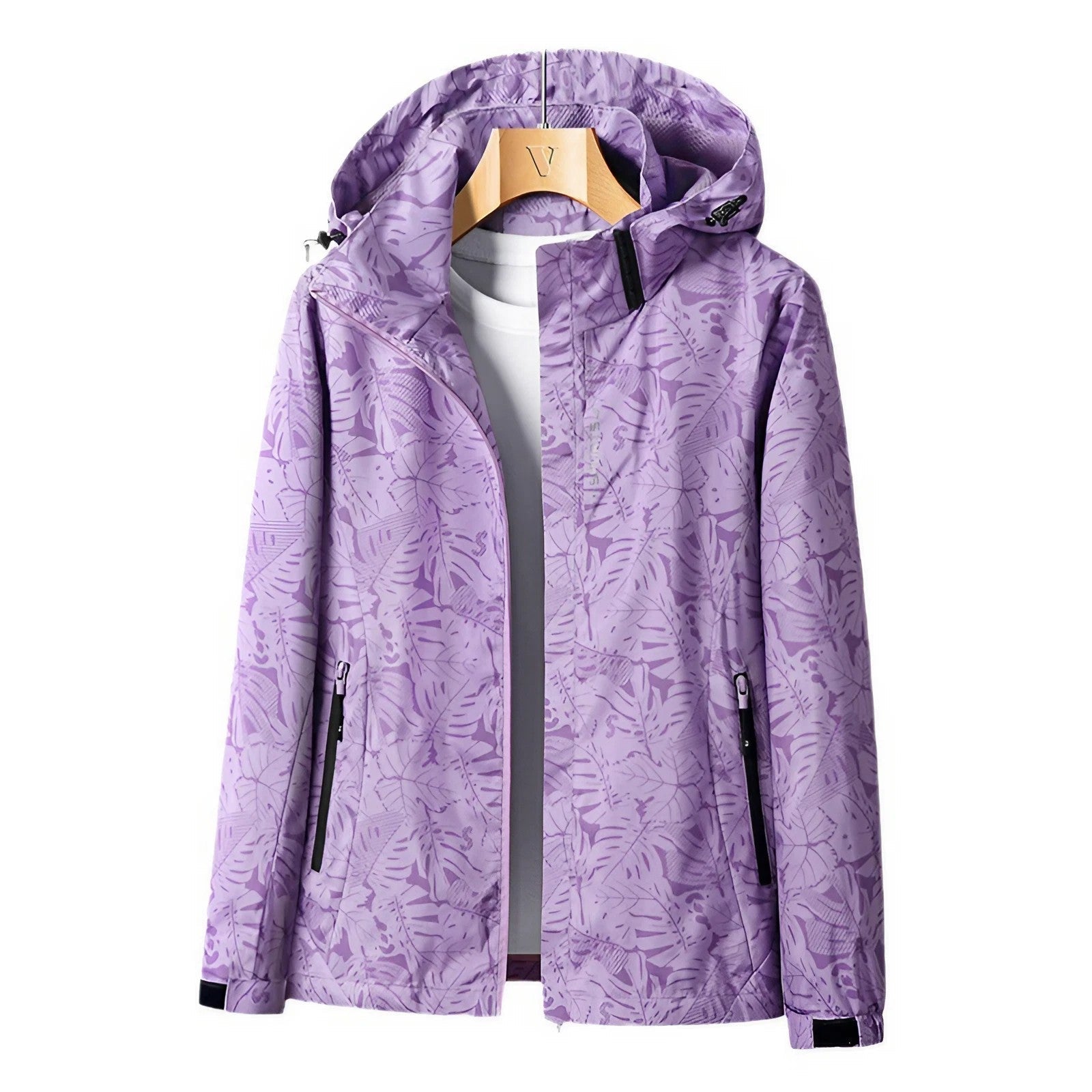 Dames lichte hoodiejacket - trendy outdoor jacket voor vrouwen