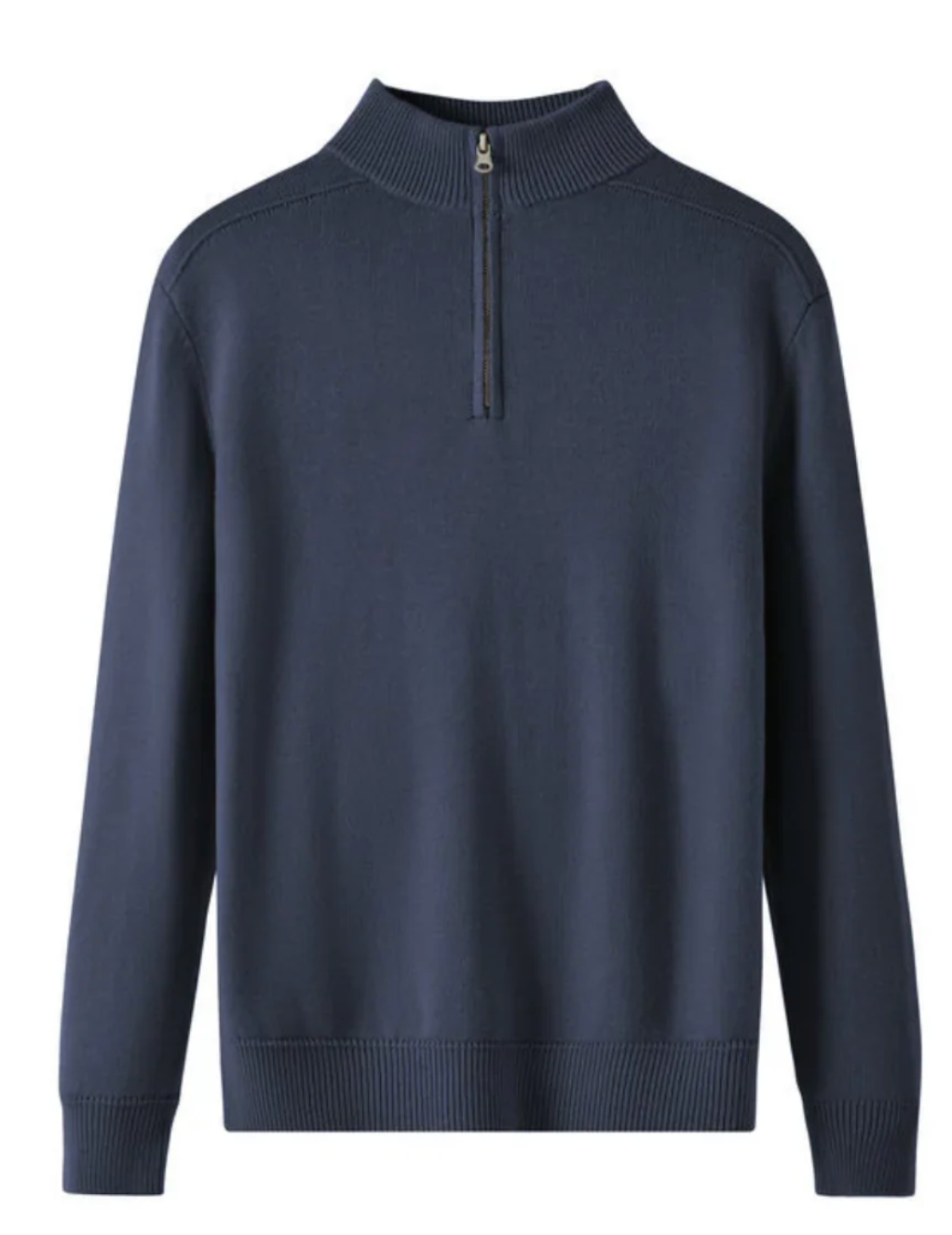 Genève Merino Wol Quarter Zip Sweater