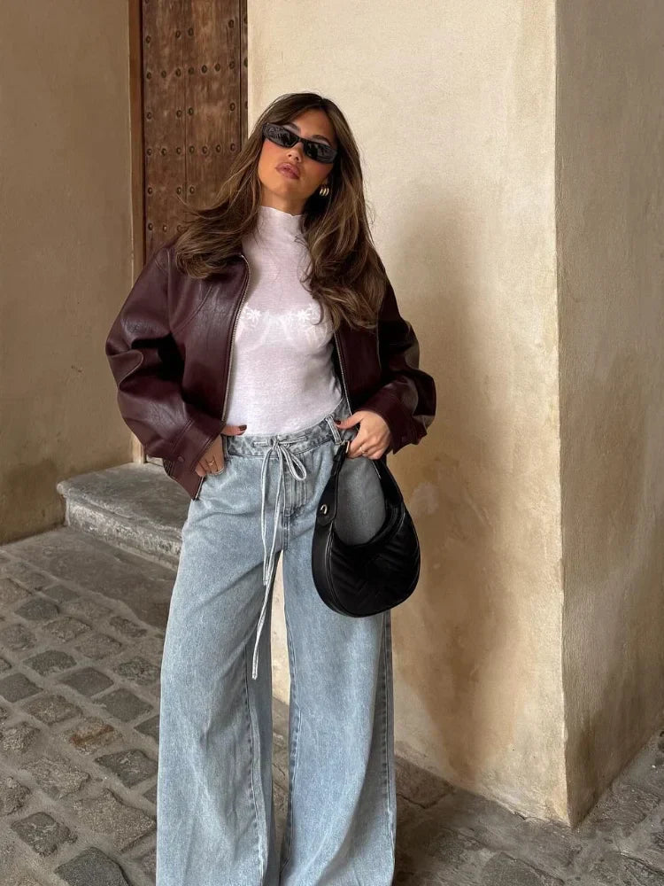 Casual wijde jeans - heerlijke dames denim broeken