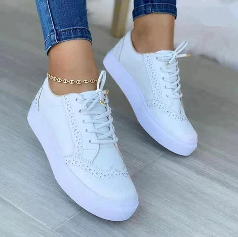 Dames casual sneakers - veelzijdige veterschoenen voor dagelijks gebruik