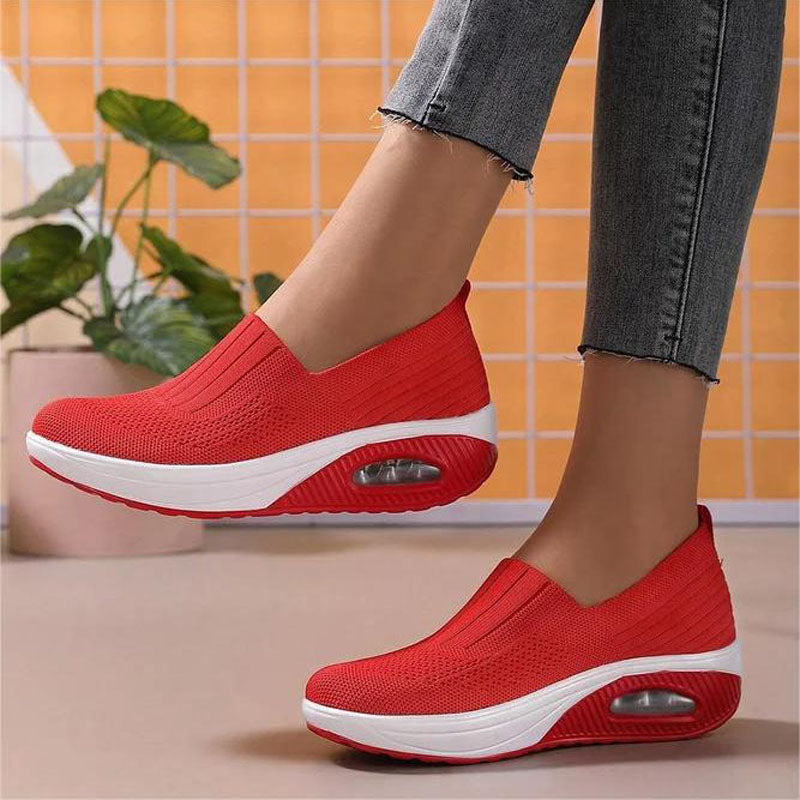 Slip-on sneakers - gezellige dames luchtkussen schoenen