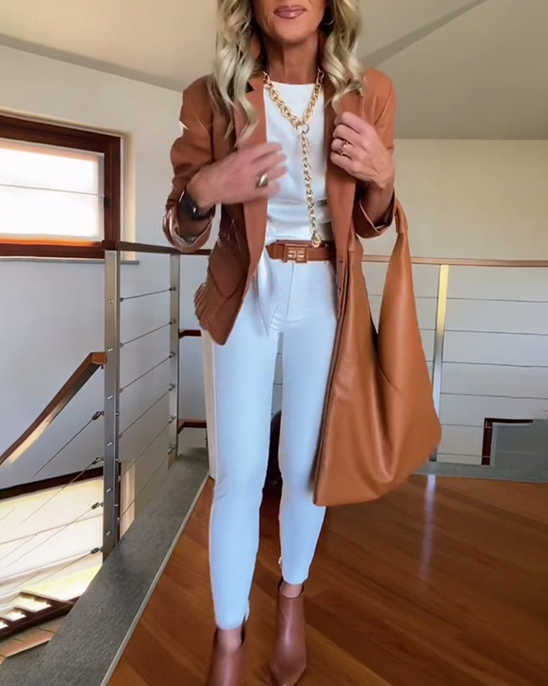 Mouwloze geplooide, geknoopte stevige top