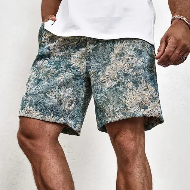 Giovanni Korte Broek Met Bloemenprint