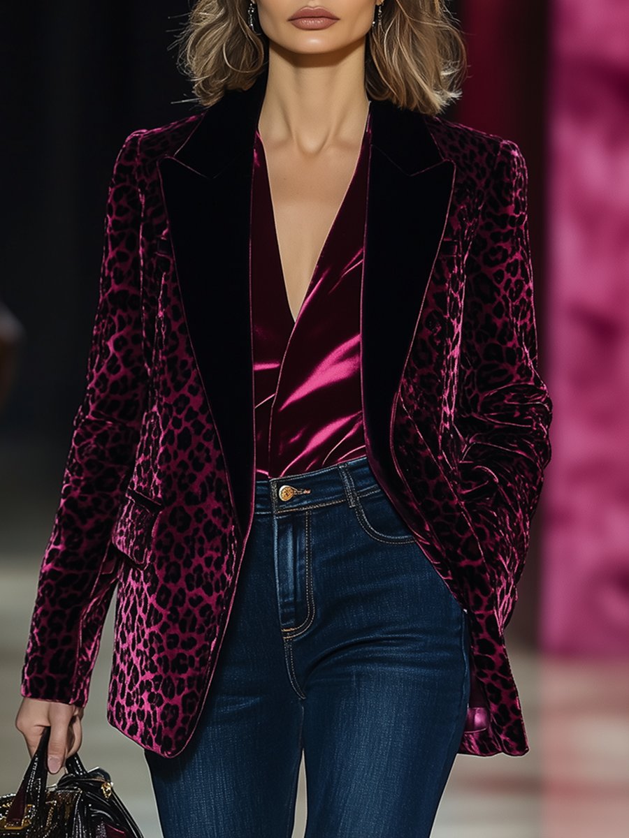 Velvet blazer - stijlvolle dames avondjas