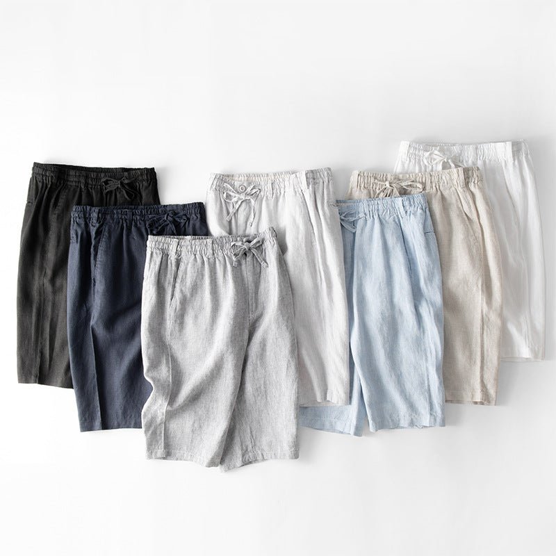 Positano - Linnen Drawstring Shorts