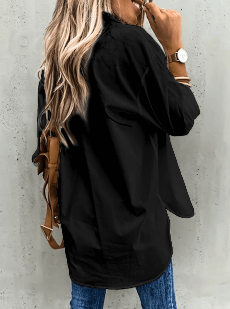 Dames casual shirt lichtgewicht lange mouwen blouse - veelzijdige dagelijkse stijl voor modieuze vrouwen