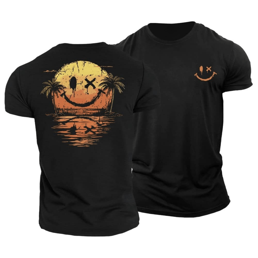 Zomerse Smiley Zee T-Shirt (1+1 GRATIS)