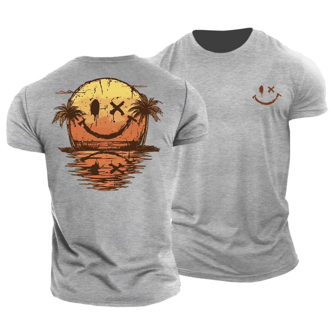 Zomerse Smiley Zee T-Shirt (1+1 GRATIS)